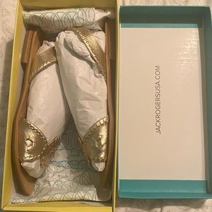 NIB Liliana Platinum Jack Rogers Size 9